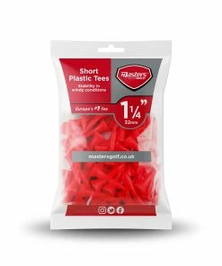 Masters Golf Plastic Tees 1 1/4 Mixed Bag 50