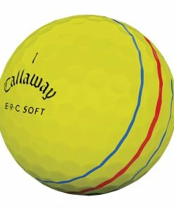 Callaway Erc 19 Triple Track Soft Yellow Golf Balls -Golf Gloves Sales Store 10008 2