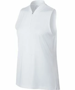 Nike Golf Nike Dri Fit Womens Sleeveless Golf Polo 14 Nike Golf Nike Dri Fit Womens Sleeveless Golf Polo -Golf Gloves Sales Store 10268 100WHITE