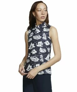 Nike Golf Nike Printed Womens Sleeveless Golf Polo