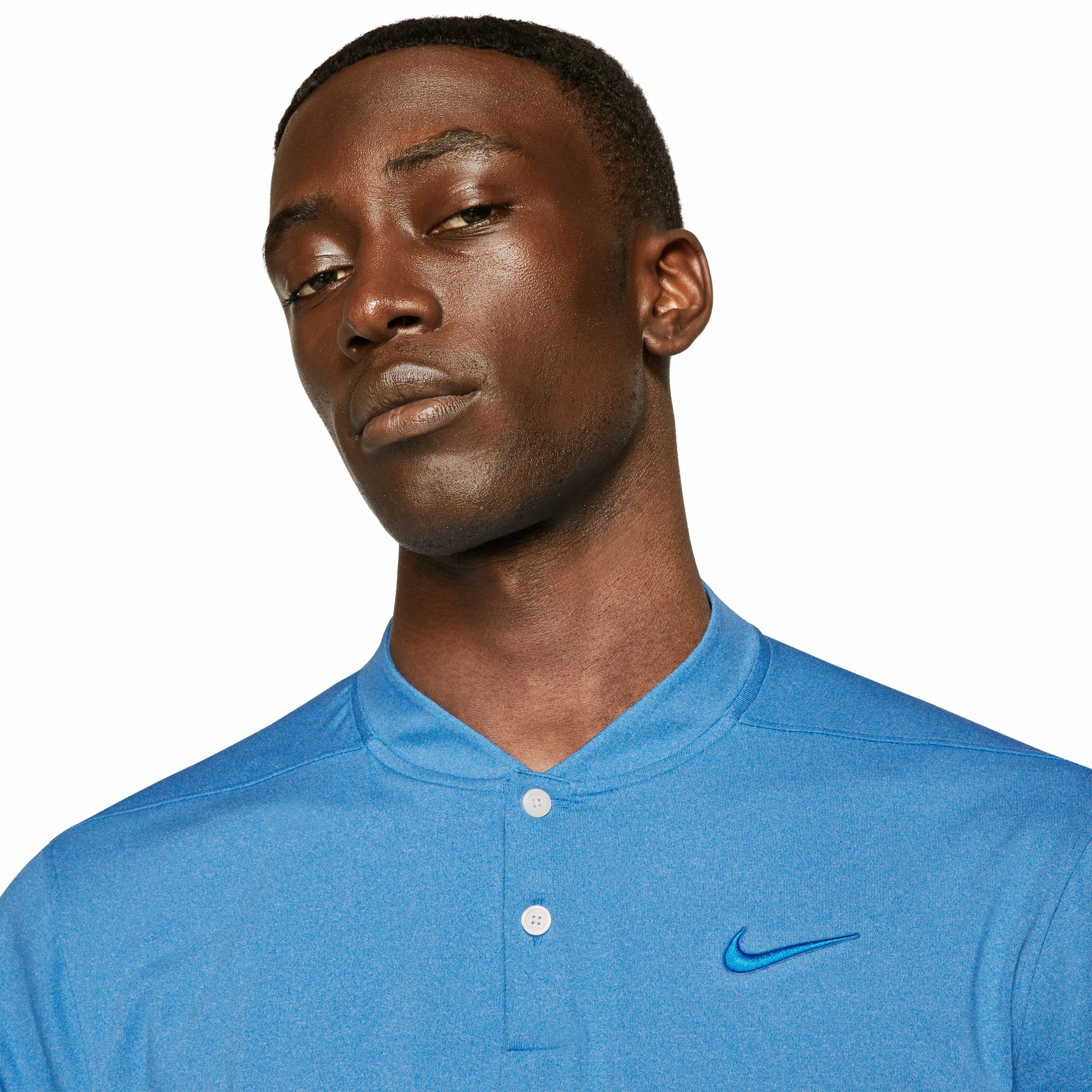 Nike Golf Nike Vapor Heather Blade Collar Mens Golf Polo 2 Nike Golf Nike Vapor Heather Blade Collar Mens Golf Polo - Image 2