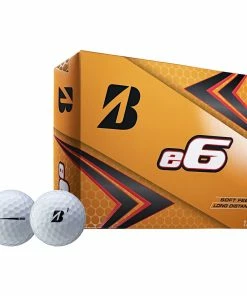 Bridgestone E6 White Golf Balls - Dozen