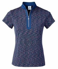 Daily Sports Alvina Night Blue Womens Golf Polo