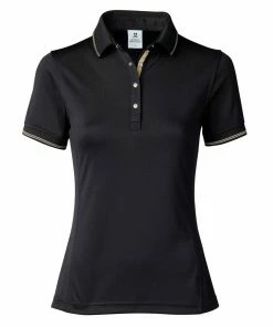 Daily Sports Nyx Black Womens Golf Polo