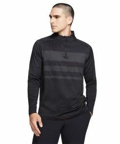 Nike Golf Nike Dri Fit Vapor Mens Golf 1/2 Zip 2020 6 Nike Golf Nike Dri Fit Vapor Mens Golf 1/2 Zip 2020 -Golf Gloves Sales Store 13212 010BLACK