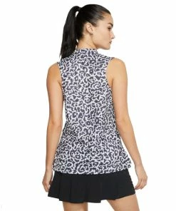 Nike Golf Nike Dri Fit Victory Printed Womens Sleeveless Golf Polo