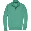 Polo Ralph Lauren Polo Golf Ralph Lauren Fine Gauge Terry Haven Green Mens Golf 1/2 Zip