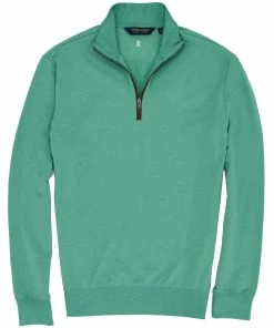 Polo Ralph Lauren Polo Golf Ralph Lauren Fine Gauge Terry Haven Green Mens Golf 1/2 Zip