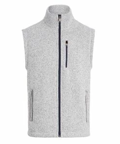 Polo Ralph Lauren Polo Golf Madison Avenue Sweater Mens Fleece Golf Vest -Golf Gloves Sales Store 14020 LTGREYHTHR 3