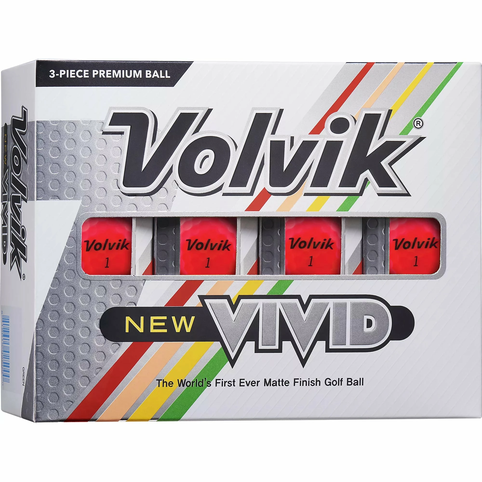 Volvik Vivid Pink Golf Balls 12-Pack 1 Volvik Vivid Pink Golf Balls 12-Pack