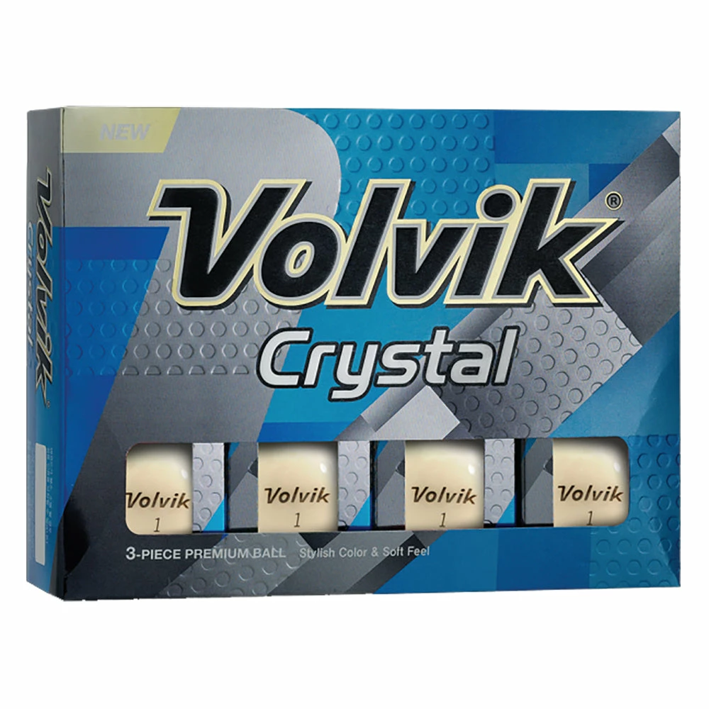 Volvik Crystal White Golf Balls 12-Pack 1 Volvik Crystal White Golf Balls 12-Pack