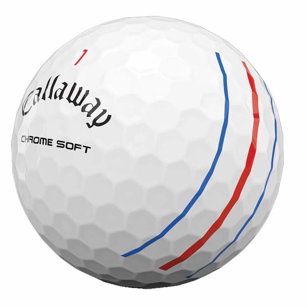 Callaway Chrome Soft Triple Track White Golf Balls - Dozen 3 Callaway Chrome Soft Triple Track White Golf Balls - Dozen - Image 3