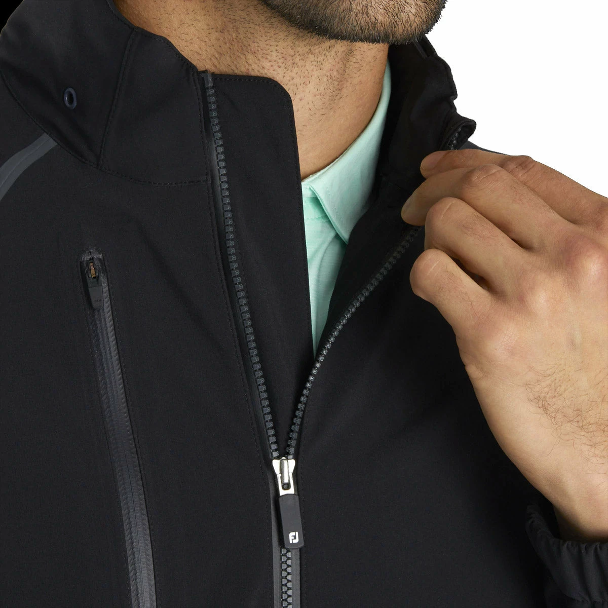 FootJoy HydroTour Mens Golf Rain Jacket 2 FootJoy HydroTour Mens Golf Rain Jacket - Image 2