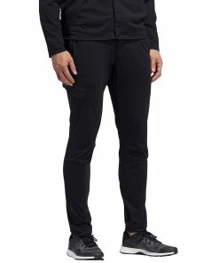 Adidas Golf Adidas Adicross Warp Knit Black Mens Golf Joggers