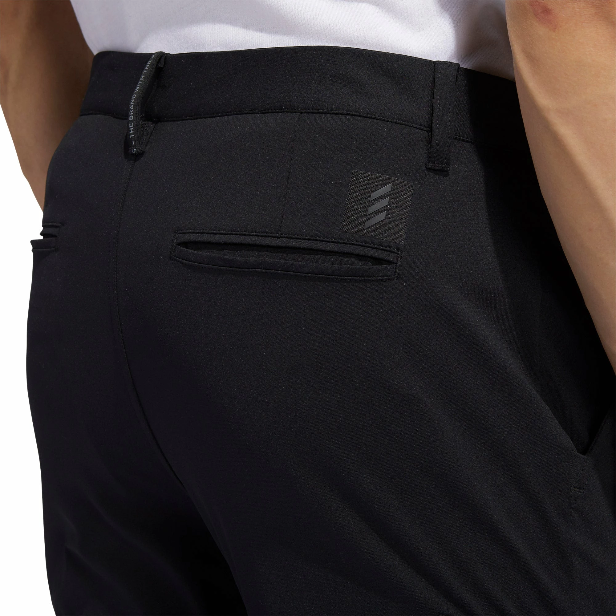 Adidas Golf Adidas Adicross Warp Knit Black Mens Golf Joggers 3 Adidas Golf Adidas Adicross Warp Knit Black Mens Golf Joggers - Image 3