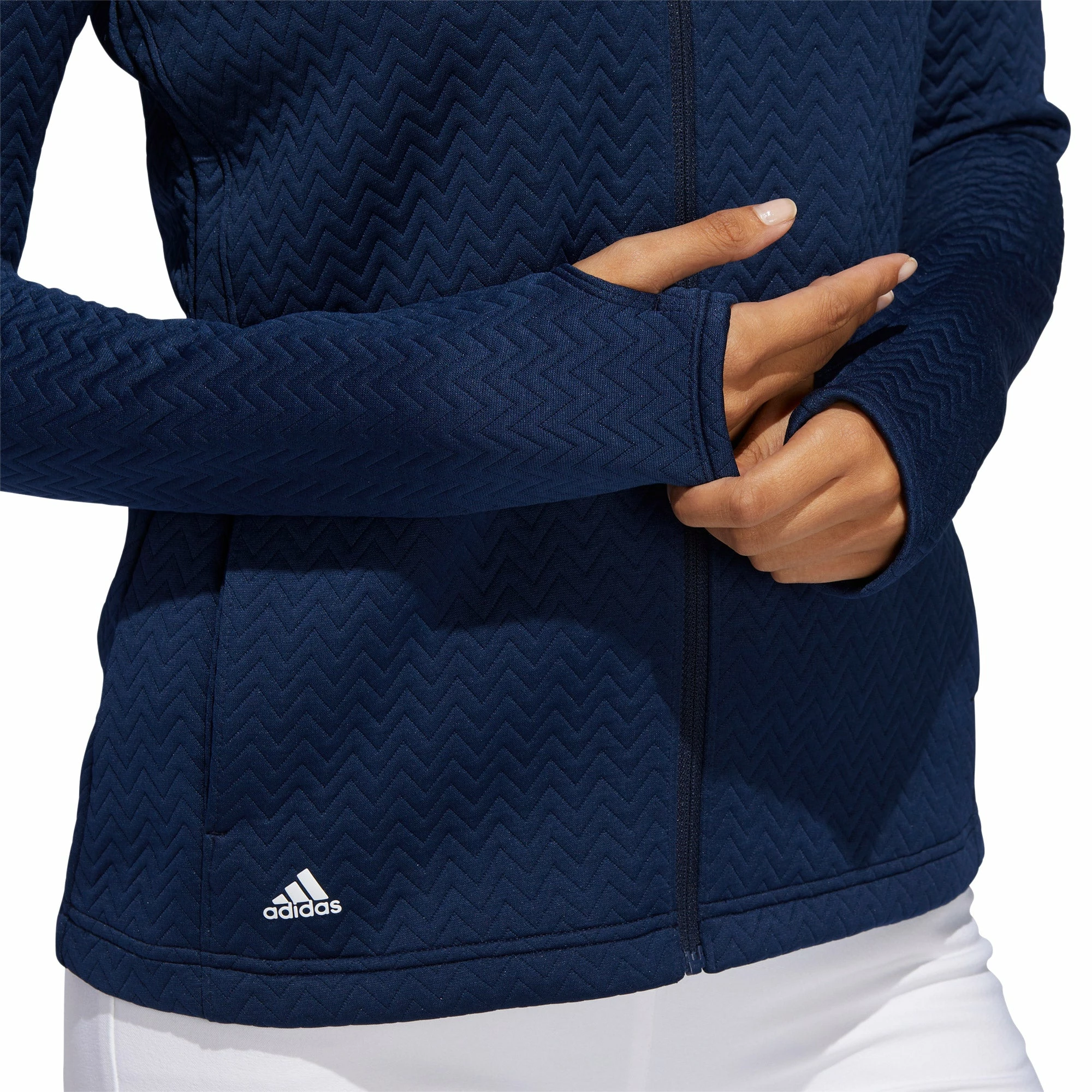 Adidas Golf Adidas Textured Layer Womens Golf Jacket 2 Adidas Golf Adidas Textured Layer Womens Golf Jacket - Image 2
