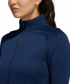 Adidas Golf Adidas Textured Layer Womens Golf Jacket 5 Adidas Golf Adidas Textured Layer Womens Golf Jacket -Golf Gloves Sales Store 18753 COLLEGIATENAVY 2