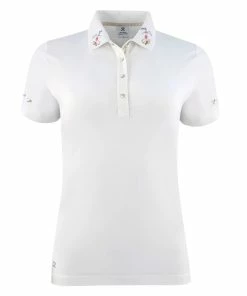 Daily Sports Selma White Womens Golf Polo
