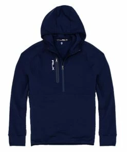 Polo Ralph Lauren RLX Ralph Lauren Lux-Leisure Navy Mens Golf Hoodie