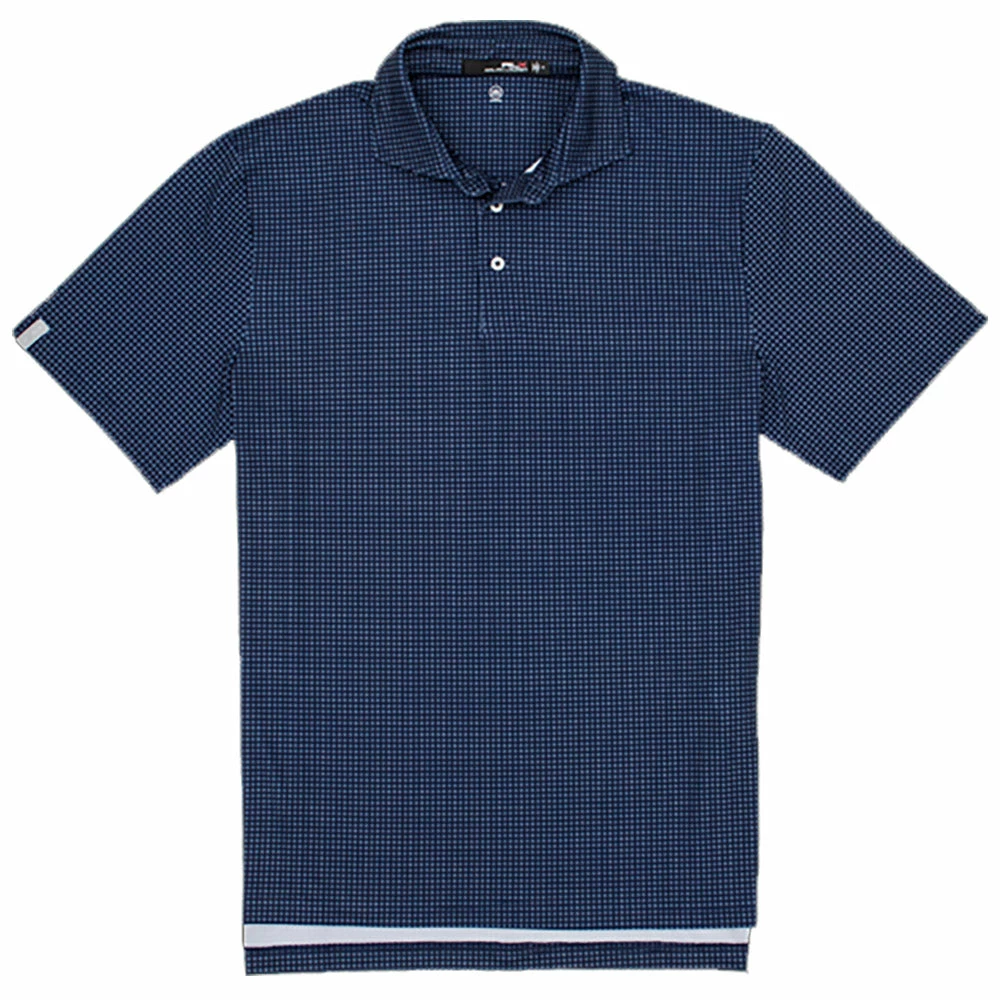 Polo Ralph Lauren RLX Printed Lightweight Airflow French Navy Corner Deco Mens Golf Polo 1 Polo Ralph Lauren RLX Printed Lightweight Airflow French Navy Corner Deco Mens Golf Polo