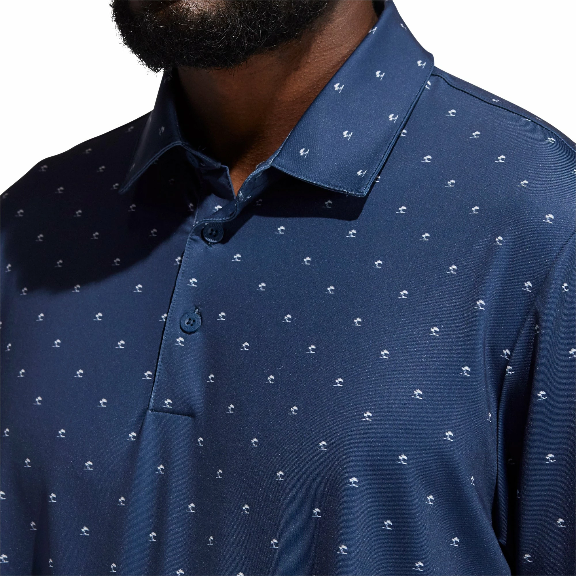 Adidas Golf Adidas Ultimate365 Print Mens Golf Polo 5 Adidas Golf Adidas Ultimate365 Print Mens Golf Polo - Image 5