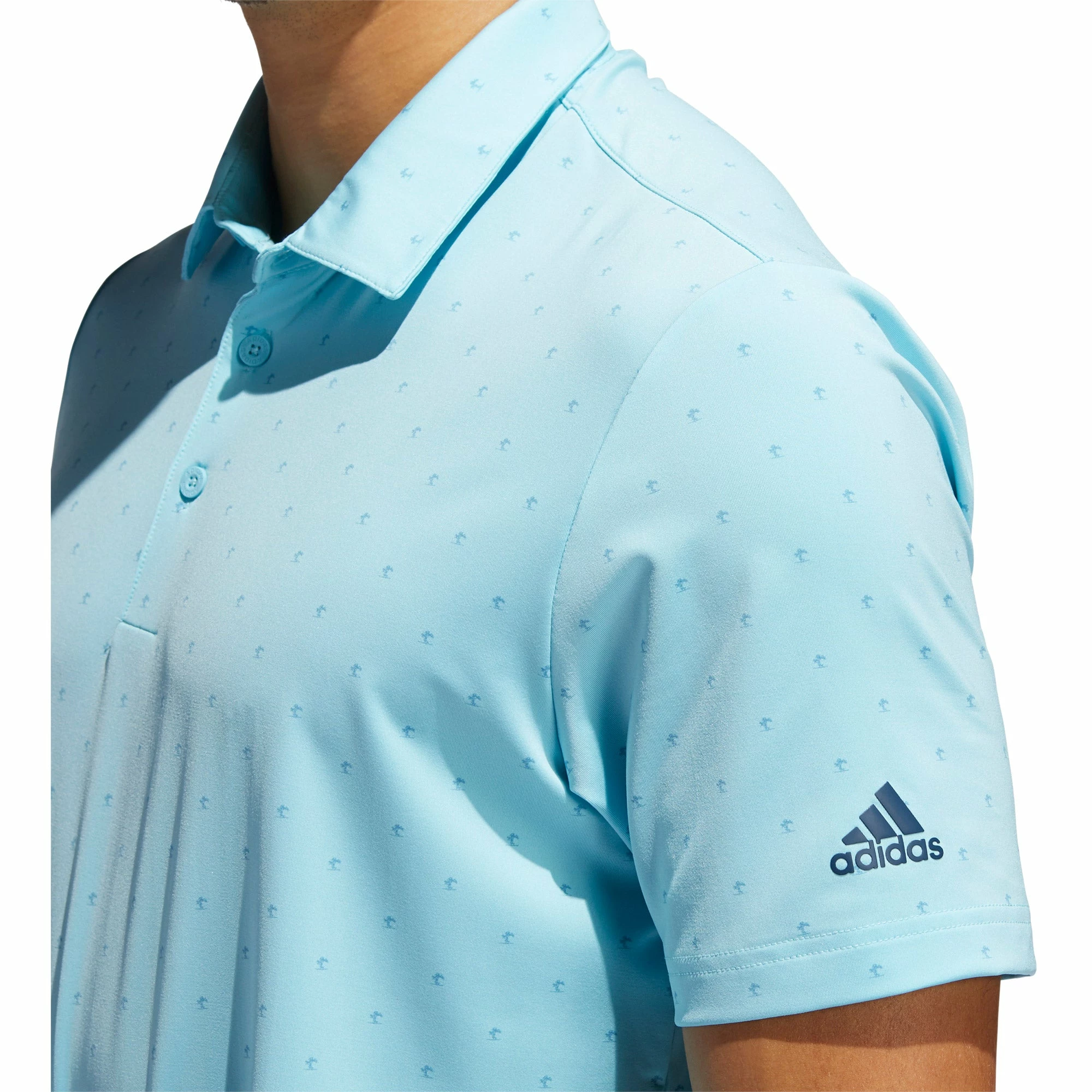 Adidas Golf Adidas Ultimate365 Print Mens Golf Polo 8 Adidas Golf Adidas Ultimate365 Print Mens Golf Polo - Image 8