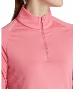 Polo Ralph Lauren RLX Ralph Lauren UV Protection Antique Rose Womens Golf 1/4 Zip 5 Polo Ralph Lauren RLX Ralph Lauren UV Protection Antique Rose Womens Golf 1/4 Zip -Golf Gloves Sales Store 20198 ANTIQROSE002 2