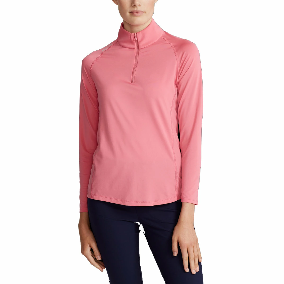 Polo Ralph Lauren RLX Ralph Lauren UV Protection Antique Rose Womens Golf 1/4 Zip 1 Polo Ralph Lauren RLX Ralph Lauren UV Protection Antique Rose Womens Golf 1/4 Zip