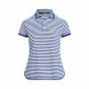 Polo Ralph Lauren Ralph Lauren Golf Printed Shirttail Trooper Royal Womens Golf Polo