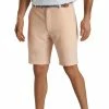 FootJoy Southern Living Performance Seersucker Peach Mens Golf Shorts