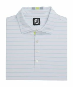 FootJoy Pique Mixed Stripe Self Collar White-Ice Blue Mens Golf Polo 7 FootJoy Pique Mixed Stripe Self Collar White-Ice Blue Mens Golf Polo -Golf Gloves Sales Store 21004 WHITEICEBLUE 3 8b8e43b4 e5ba 4da0 a6c6 58604251fd5f