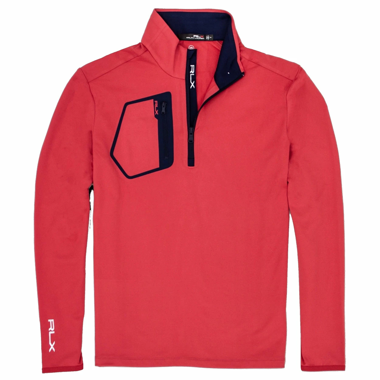 Polo Ralph Lauren RLX Ralph Lauren Driver Sunset Red Mens Golf 1/2 Zip 1 Polo Ralph Lauren RLX Ralph Lauren Driver Sunset Red Mens Golf 1/2 Zip
