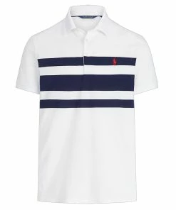 Polo Ralph Lauren Polo Golf Ralph Lauren Lightweight Performance Pique ProFit White Mens Golf Polo