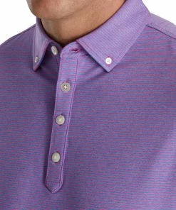 FootJoy Feeder Stripe Lisle Heather Pink Mens Golf Polo 5 FootJoy Feeder Stripe Lisle Heather Pink Mens Golf Polo -Golf Gloves Sales Store 21657 HTHRPKHTHRBL 2 9a188d35 6ca1 442d 89cb c389ab9286da