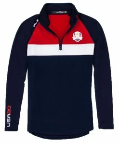 Polo Ralph Lauren RLX Ralph Lauren Ryder Cup Air Tech Pique Womens Golf 1/4 Zip