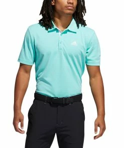 Adidas Golf Adidas Advantage Novelty Heathered Mens Golf Polo