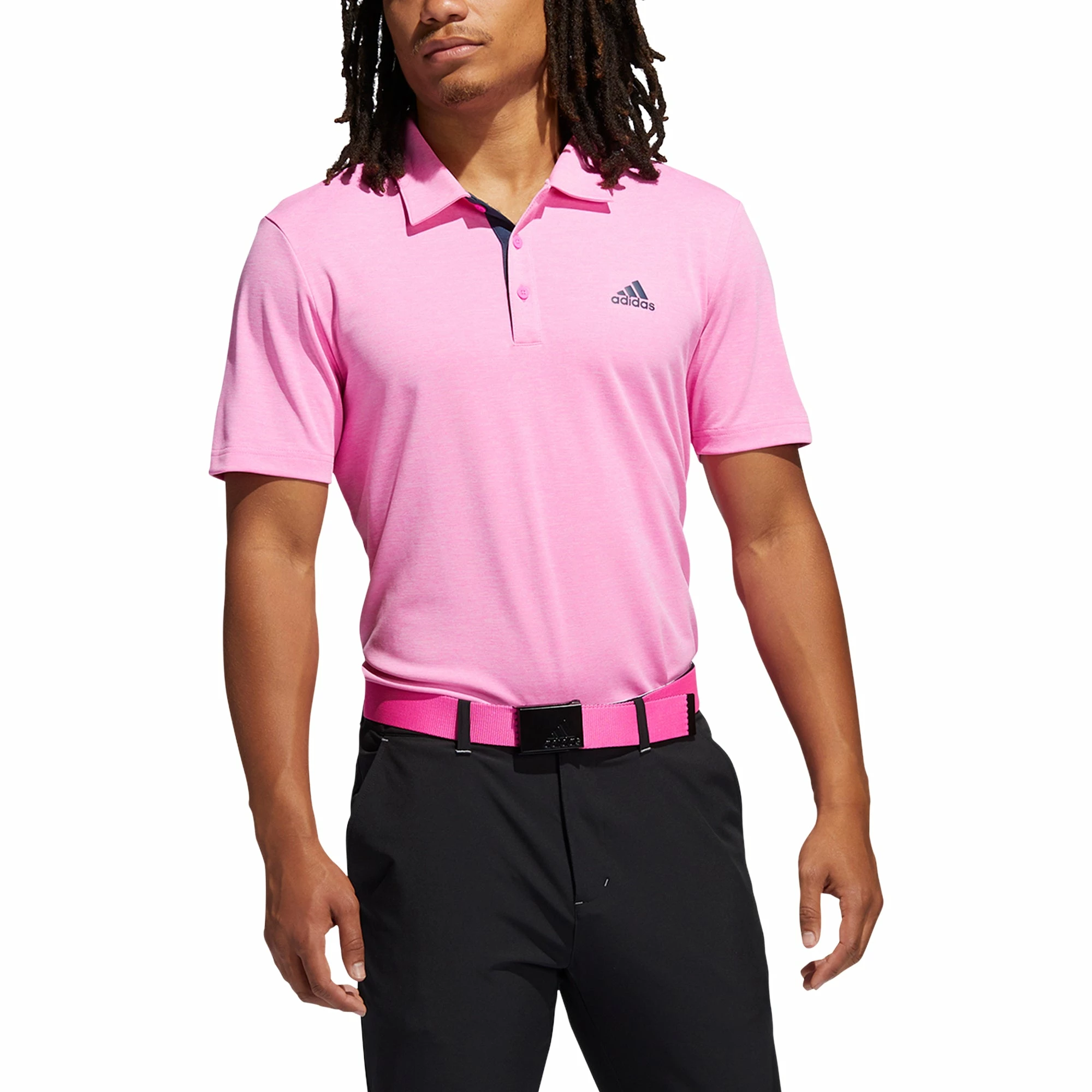 Adidas Golf Adidas Advantage Novelty Heathered Mens Golf Polo 9 Adidas Golf Adidas Advantage Novelty Heathered Mens Golf Polo - Image 9