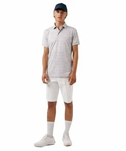 J.Lindeberg J. Lindeberg KV Print Relaxed Fit JL HQ Grey Mens Golf Polo