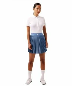 J.Lindeberg J. Lindeberg Binx Captains Blue Womens Golf Skort