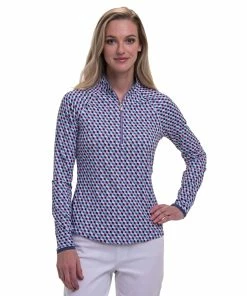 Fairway & Greene Wesley Newport Womens Long Sleeve Golf Polo