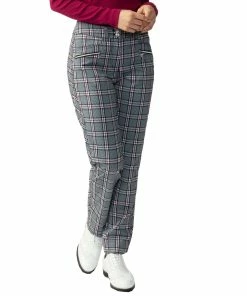 Daily Sports Catleya Black Plaid Womens Golf Pants