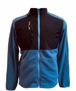 Polo Ralph Lauren RLX Ralph Lauren Icon Fleece French Blue French Navy Mens Full Zip Golf Jacket