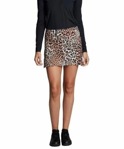 Greyson Scarlett Phoenix Leopard 13.5in Womens Golf Skort