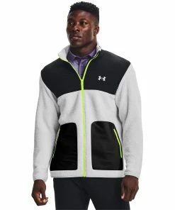 Under Armour SweaterFleece Pile Mens Golf Full Zip