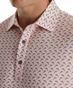 FootJoy Lisle Leaping Dolphins Print Quartz Pink Mens Golf Polo -Golf Gloves Sales Store 24738 QRTZPINKGRAPH 2 b2964d20 6a8e 4f52 abba 7b412169d699