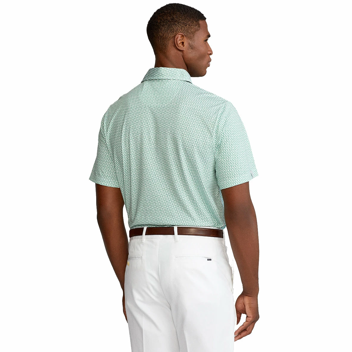 Polo Ralph Lauren Polo Golf Ralph Lauren Printed Pima Jersey Outback Green Mens Golf Polo 2 Polo Ralph Lauren Polo Golf Ralph Lauren Printed Pima Jersey Outback Green Mens Golf Polo - Image 2