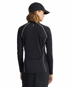 Polo Ralph Lauren RLX Ralph Lauren Airflow Black Womens Longsleeve Golf 1/4 Zip 5 Polo Ralph Lauren RLX Ralph Lauren Airflow Black Womens Longsleeve Golf 1/4 Zip -Golf Gloves Sales Store 24999 POLOBLACK 2