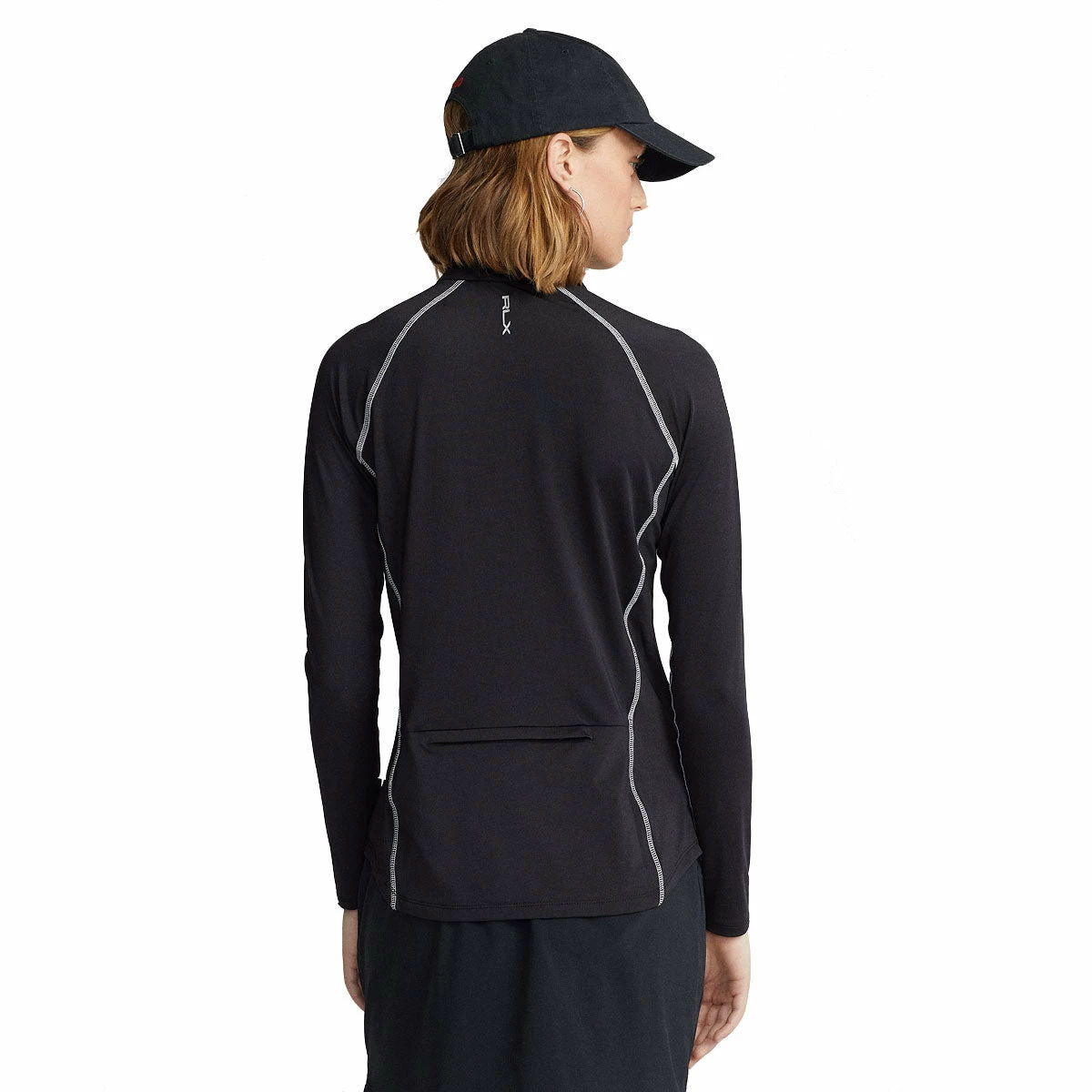Polo Ralph Lauren RLX Ralph Lauren Airflow Black Womens Longsleeve Golf 1/4 Zip 3 Polo Ralph Lauren RLX Ralph Lauren Airflow Black Womens Longsleeve Golf 1/4 Zip - Image 3