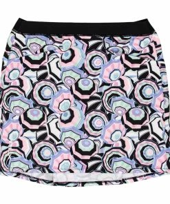 Polo Ralph Lauren RLX Ralph Lauren Printed Aim 15in Umbrella Black Womens Golf Skort