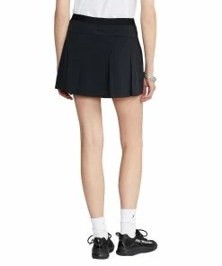 Polo Ralph Lauren RLX Ralph Lauren Back Pleated 15in Polo Black Womens Golf Skort -Golf Gloves Sales Store 25013 POLOBLACK 2